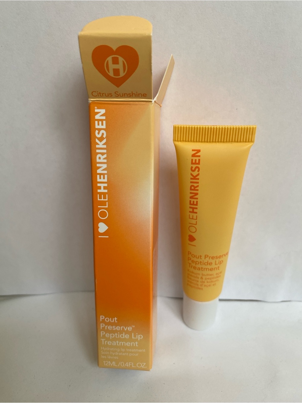 Ole Henriksen Pout Preserve Peptide Lip Treatment New in Box